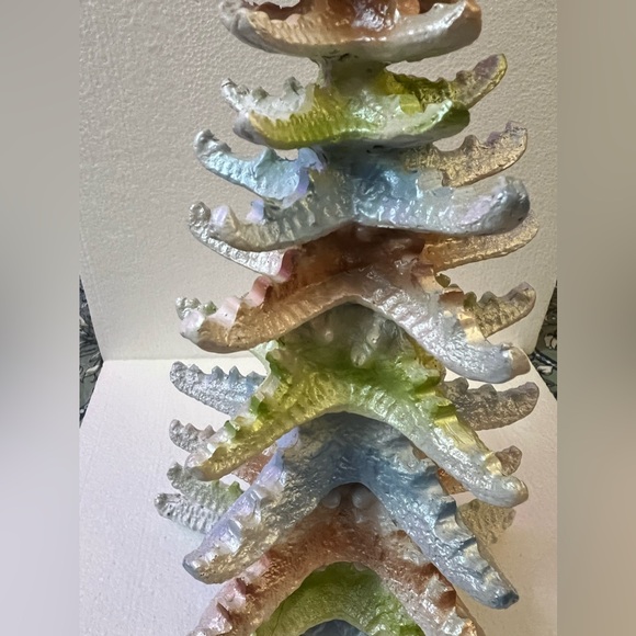 Coastal Starfish Christmas Tree 10 Tier Beach Theme - Picture 3 of 8